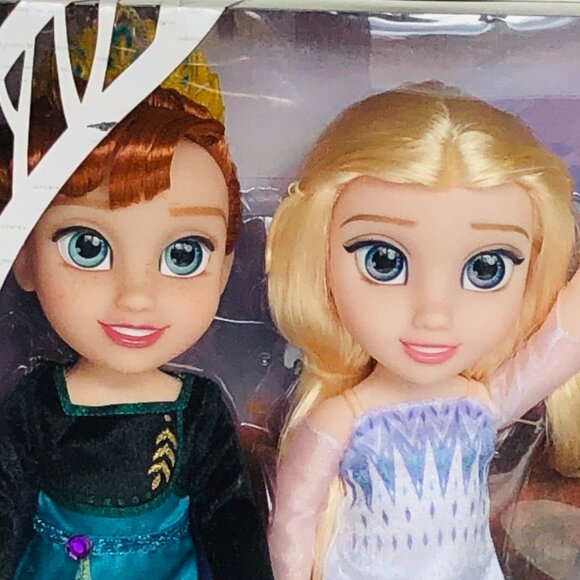 Frozen II Queen Anna & Elsa The Snow Queen Adventure Dolls 2 Pack New in Box - Picture 9 of 16